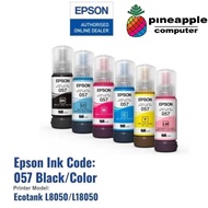Epson 057 Ink Bottle T057 Epson Ink Bottle 6CL Dye 70ml Ink Bottlle for Epson L8050 Epson L18050