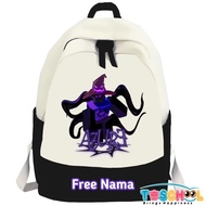AZURE KILLER FORSAKEN ROBLOX CHARACTER CHILDREN'S BACKPACK FREE NAME