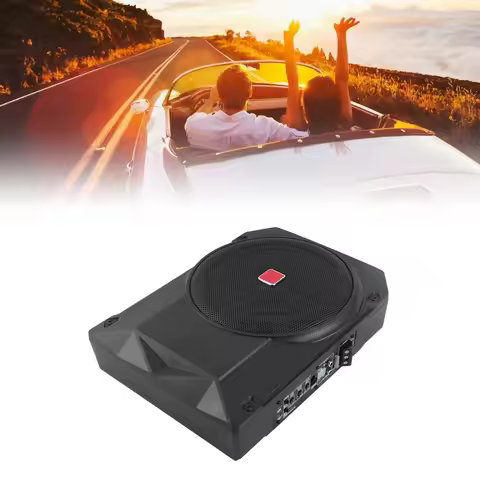 10 Inch Active Subwoofer 2.5 Ohms Under Seat Subwoofer Compact Powerful 800W Excellent Heat Dissipat