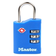 🔥สินค้าขายดี!! กุญแจคล้อง MASTER LOCK 4686EURT 30 มม. กุญแจคล้อง COMBINATION PADLOCK MASTER LOCK 4686EURT 30MM