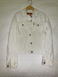 Levis White denim jacket