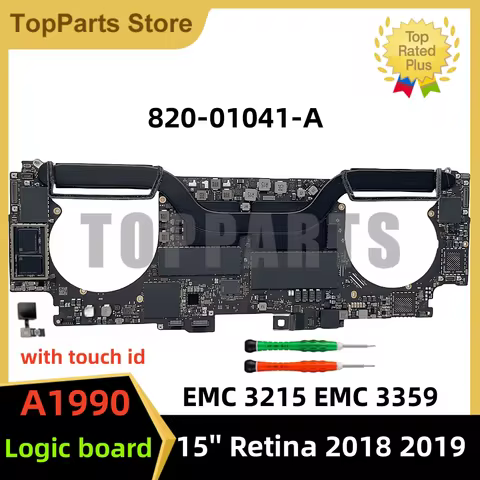 A1990 Motherboard Logic Board For Macbook Pro Retina 15" A1990 i7 i9 256GB 500GB 1TB 2018 2019 820-0