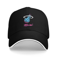 Miami Heat Vice City Logo Baseball Cap Breathable And Fashionable