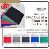 Antislip Floor Mat PVC Coil Alas Kaki Kereta Getah karpet Lapik Kaki Bathroom Doormat (Size L)