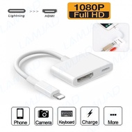 1080P Lightning To HDMI Digital AV TV Cable Adapter For iPad iPhone Xs Xr X 6 7