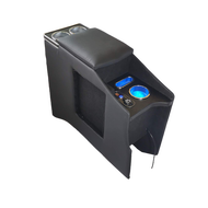 Deluxe Armrest Console Storage Box For Nissan NV200 With USB Ports LED Ambient Lights