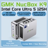 GMK NucBox K9 MINI PC Intel Core Ultra 5 125H DDR5 PCIe4.0 Thunderbolt4 AI Boost WIFI6 BT5.2