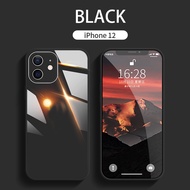 Color Case for IPhone 6 6s 7 8 Plus X Xs Max XR iphone Casing iPhone 6s hard case galss cover casing