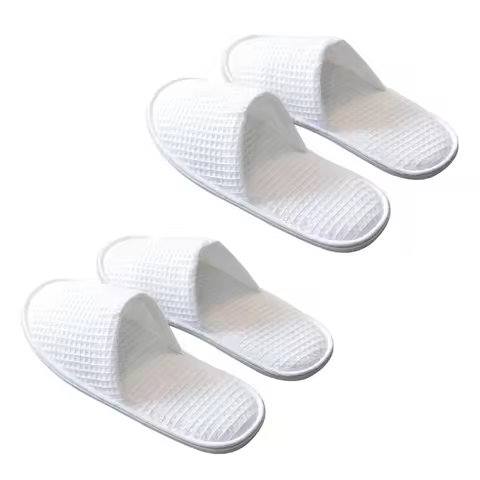 Lightweight EVA Fabric Comfortable Disposable Slippers Hotel Travel Airline Spa Salon Guestroom Baby