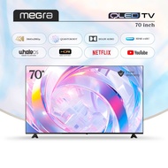 Megra TV 70 Inch QLED Smart TV 4K UHD Netflix Certified TV Smart Television Android System LED TV 70