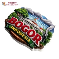 Bogor Fridge Magnet Souvenirs Made of Resin, Souvenirs from West Java, Indonesia