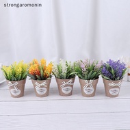 NI  Artificial Plant Decorative Flowers Fake Flowers Mini Potted  Green Plant n
