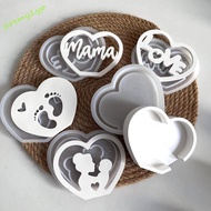 JEREMY Atmosphere Lamp Mold, Handmade Exquisite Heart-shaped Silicone Mold, Creative DIY Crafts Holl