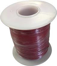 Frey Scientific 581181 Solid Conductor PVC Coated Hookup Wire, 20 Gauge, 100' Length, Red