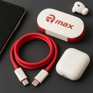 RMAX PRO 4.5A TYPE C TO TYPE C / C TO C Data Cable Type C Cable Fast Charging PD QC3.0 VOOC Quick Ch