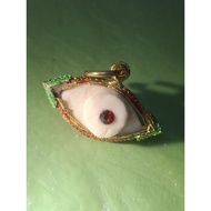LP Pinak Ruang Tar Eye Amulet BE2527 龙婆碧纳 象牙 天眼 佛牌