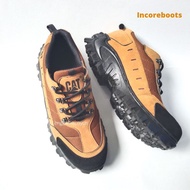 A7 Men's Septy Shoes Steel Toe Safety Shoes Tan Color Outdoor