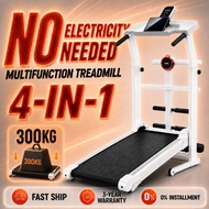 Manual Treadmill Mechanical Foldable Walking Pad LED Threadmill Exercise Equipment For Women