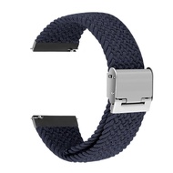20mm New Braided Solo Loop Strap for Garmin Forerunner 245/245 Music Vivomove Style/ 645/645 Music/Luxe/HR Approach S40 Vivoactive 3/3 Music/3 Element Venu SQ for Samsung Watch Active 2 Gear S2 Classicfor Amazfit GTR/Bip Lite S/GTS Sport