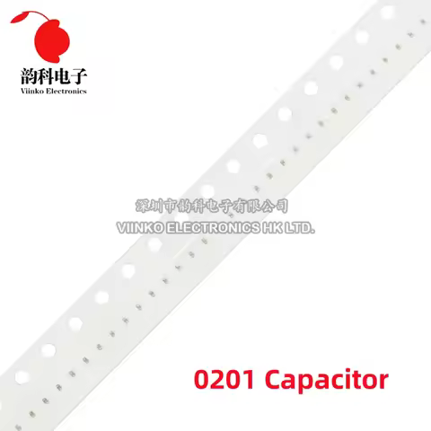 100PCS 0201 SMD Chip Ceramic Capacitor 0.5pF - 4.7uF 10pF 22pF 100pF 220pF 470pF 1nF 2.2nF 4.7nF 10n