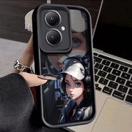 Case For VIVO Y27 Y36 4G Y36 5G Y27 5G Y77T Y27s Y35 Y35+ 5G Shockproof Game Girl Phone