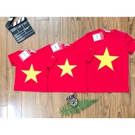 High quality red flag shirt with yellow star type 1 [Genuine quality] all sizes from 8kg - 100kg AT1