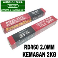 HARGA PER 2 KG Kawat Las RD460 2.0mm Kawat Las Nikko Steel Welding Electrode Tipe Rd460 Pengelasan Efektif Dan Kuat