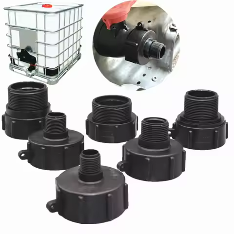 Garden Water Connectors S60 IBC Ton Barrel Connector IBC Plastic IBC Tank Adapter Fitting Fine Threa