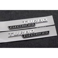 TURBO ELECTRONIC LETTERS/TURBO ELECTRIFIED STICKER/TURBO ELECTRIFIED LOGO