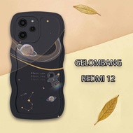 HP Xiaomi Redmi 12 Wave Softcase - Phone Case - Xiaomi Redmi 12 Wave - External.Acc - Astronaut Moti