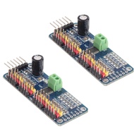 HiLetgo 2pcs PCA9685 16 Channel 12-Bit PWM Servo Motor Driver IIC Module for Arduino Robot