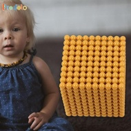 predolo Kids Golden Math Beads Materials Decimal Game Manipulative Counting Toy