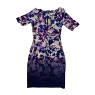 Marks and Spencer Purple Floral Dress