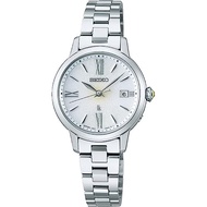 LUKIA Seiko Watch Grow Ladies Silver SSVW205