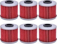 6pcs HF117 Oil Filter 15412-MGS-D21 for Honda SXS1000 Pio/neer 1000 2016-2024 Ta/lon 1000 2019-2024