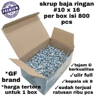 skrup baja ringan 10 x 16 - per dus isi 800 pcs