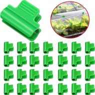 Garden Shed Row Clips - 10PCS Greenhouse Film Clamps - Film Buckle for Garden Support Frame - Plastic Film Clip Suitable Outer Diameter 11cm, 16cm - Home Gardening Tools