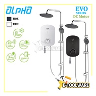 Alpha Evo-I Instant Water Heater With DC Pump &amp; Rainshower