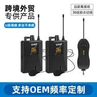 XTUGA UHF Mikrofon Nirkabel Lavalier Wireless 2 Transmitter - AD-220