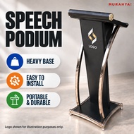 Rostrum Podium Pentas Speaker Stage Reception Lecture Hall Table Host Speech Talk Emcee Desk Meja Uc