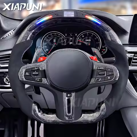 Steering Wheel For BMW M1 M2 M3 M4 M5 G Series F40 F44 G20 G21 G28 G22 G29 G80 Forge Carbon LED RPM