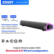 ZDSSY 4Dคอมพิวเตอร์แบบมีสายลำโพงบลูทูธ 5.0 บาร์สเตอริโอซับวูฟเฟอร์Surround SoundbarลำโพงสำหรับMacboo