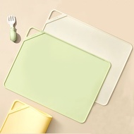 AT/🧿Qingbilin Placemat Food Grade Silica Gel Pad Baby Children Primary School Students Study Lunch Table Mat Waterproof