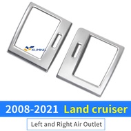 Xuming 2008-2022 Toyota Land Cruiser 200 LC200สแตนเลสภายในเต้าเสียบเครื่องปรับอากาศอุปกรณ์ตกแต่งการป