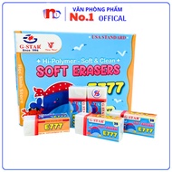 Combo of 5 G-Star E777 Pencil Erasers, Lip-Friendly Material, Clean Eraser - VPP No.1
