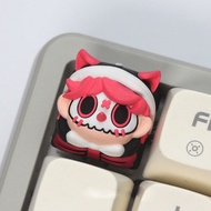 Art key artisan keycap Undead Mask keycap Hand made Resin keycap mechanical keyboard keycap personal