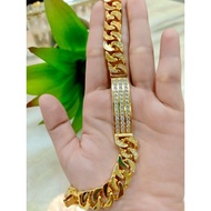 PUTIH Centipede Hand Chain Fashion MIX Stone White Gold Kece SADUR 24K