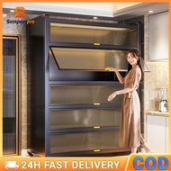55CM/80CM/100CM Cabinet Kitchen Storage Rack with Wheels Multi-layer Microwave Oven Shelf Cabinet Da
