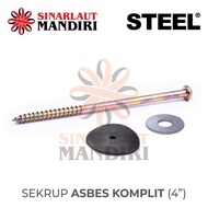 MM Sekrup Asbes / Skrup Asbes Komplit 4"