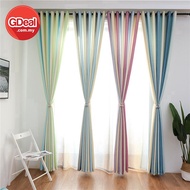 Goods in stock GDeal【Thick Curtains】 1pcs Nordic Velvet Curtain Living Room UV Protection Blackout C